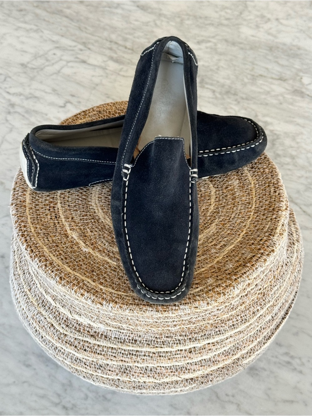 Calvin Klein Suede Driving Loafers – Men’s Size 9